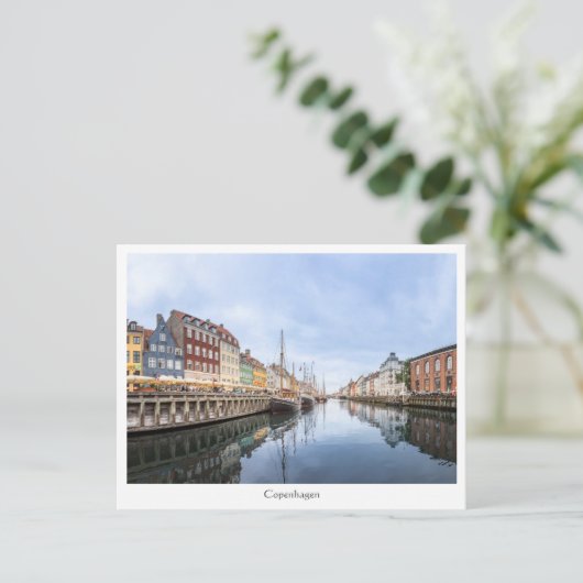Kopenhagen Nyhavn Briefkaart (Staand voorkant)
