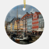 Kopenhagen Nyhavn Keramisch Ornament (Voorkant)