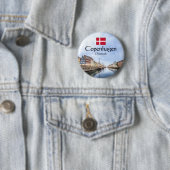 Kopenhagen Nyhavn Ronde Button 5,7 Cm (In situ)