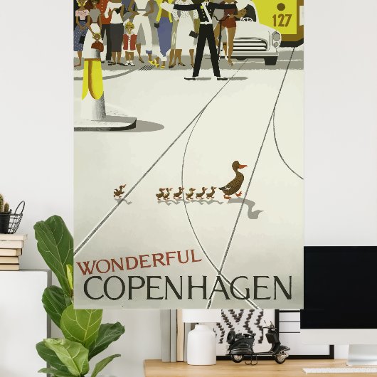 Kopenhagen Poster (Thuiskantoor)