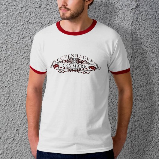 Kopenhagen Pride Mannen Basic Ringer T-shirt