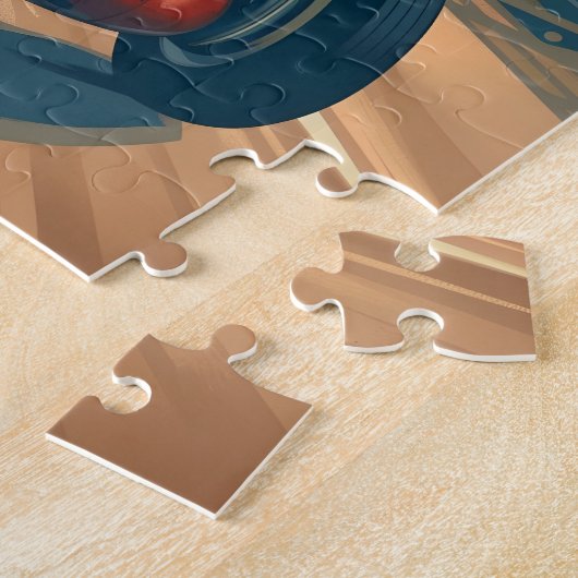 Kopenhagen  Racing Car Legpuzzel (Zijkant)