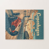 Kopenhagen  Racing Car Legpuzzel (Horizontaal)