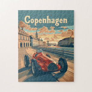 Kopenhagen Racing Car Legpuzzel