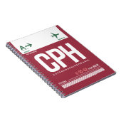 Kopenhagen - Reisjournaal Notitieboek (Rechterzijde)