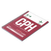 Kopenhagen - Reisjournaal Notitieboek (Linkerzijde)