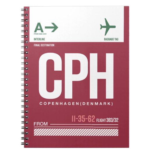 Kopenhagen - Reisjournaal Notitieboek (Voorkant)