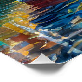 Kopenhagen roept op tot een zachte zomervaart perfect poster (Hoek)