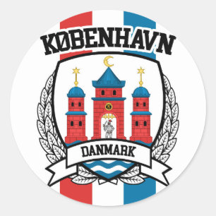 Kopenhagen Ronde Sticker