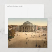 Kopenhagen - Royal Theater, Denemarken Briefkaart (Voorkant / Achterkant)