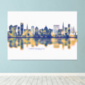 Kopenhagen Skyline Canvas Afdruk (Insitu (Houten vloer))