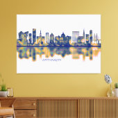 Kopenhagen Skyline Canvas Afdruk (Insitu (Woonkamer))