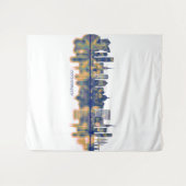 Kopenhagen Skyline Wandkleed (Voorkant (horizontaal))