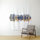 Kopenhagen Skyline Wandkleed (In situ)