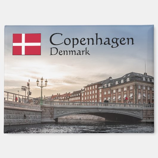 Kopenhagen Souvenir Magneet (Voorkant)