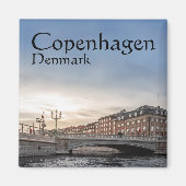 Kopenhagen Souvenir Magneet (Voorkant)