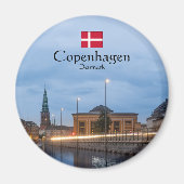 Kopenhagen Souvenir Magneet (Voorkant)