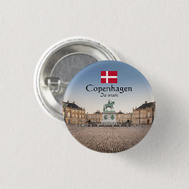 Kopenhagen Souvenir Ronde Button 3,2 Cm