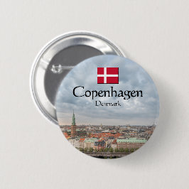 Kopenhagen Souvenir Ronde Button 5,7 Cm