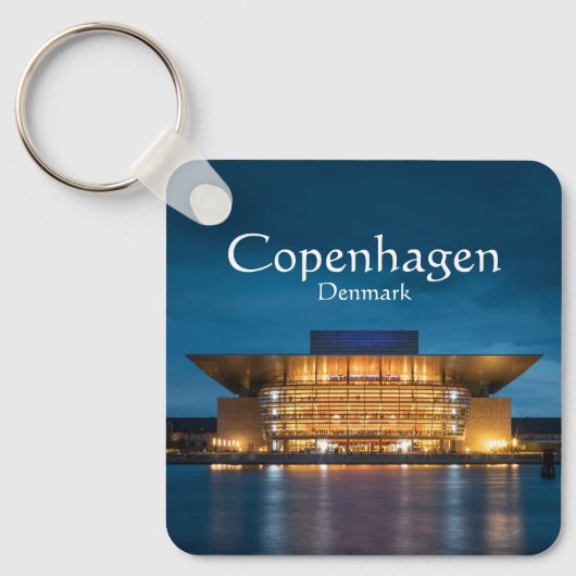Kopenhagen Souvenir Sleutelhanger (Voorkant)