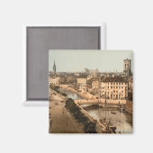 Kopenhagen-stad Magneet (Voorkant / Achterkant)