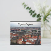 Kopenhagen stadsgezicht briefkaart (Staand voorkant)
