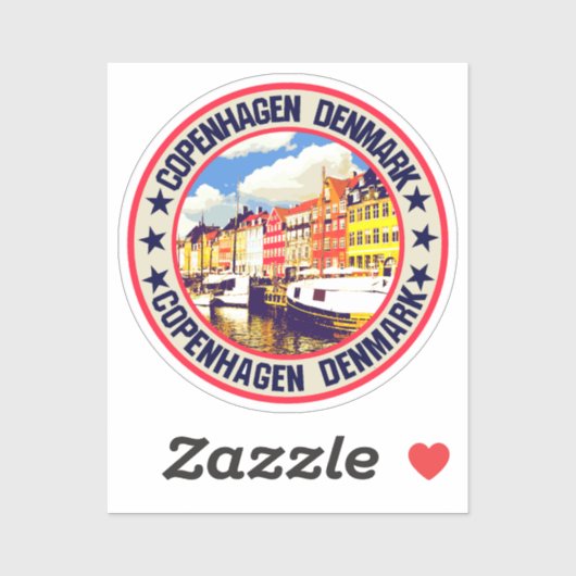 Kopenhagen Sticker (Vel)