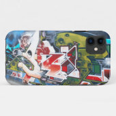 Kopenhagen Straat Graffiti Kunst Case-Mate iPhone Case (Achterkant (horizontaal))