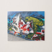 Kopenhagen Street Graffiti Art Legpuzzel (Horizontaal)