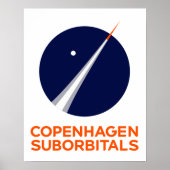 Kopenhagen Suborbitals Logo poster (Voorkant)