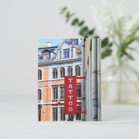 Kopenhagen-Tattoo Briefkaart (Staand voorkant)