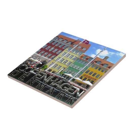 Kopenhagen Tegeltje (Zijkant)