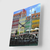 Kopenhagen Vierkante Klok (Hoek)