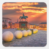 Kopenhagen Vierkante Sticker (Voorkant)