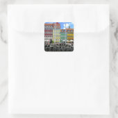 Kopenhagen Vierkante Sticker (Tas)