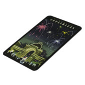 Kopenhagen Vintage Reismagneet Magneet (Linkerzijde)