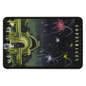 Kopenhagen Vintage Reismagneet Magneet (Horizontaal)