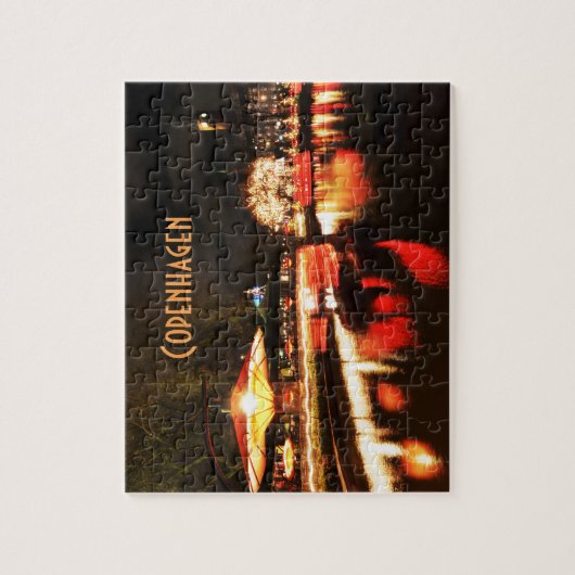 Kopenhagen voor Kerstmis Legpuzzel (Verticaal)