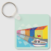 Kopenhagen Waterfront District Sleutelhanger (Voorkant)