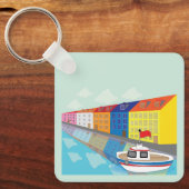 Kopenhagen Waterfront District Sleutelhanger (Voorkant)