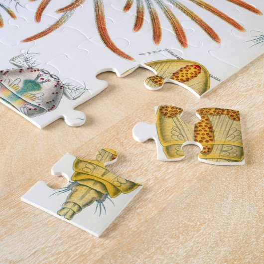  kopepodadieren door Ernst Haeckel Legpuzzel (Zijkant)