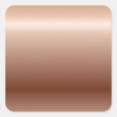  koper #14 vierkante sticker (Voorkant)