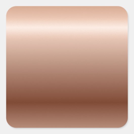  koper #14 vierkante sticker (Voorkant)