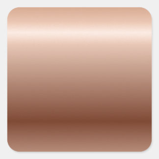  koper #14 vierkante sticker