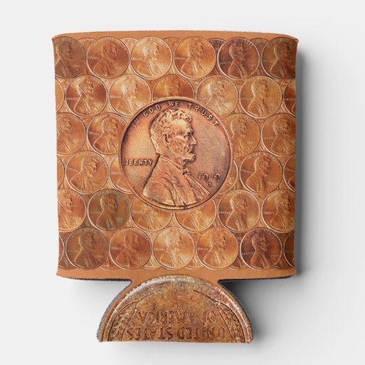 Koper Abraham Lincoln penny 1919, tarwecent Blikjeskoeler (Achterkant)