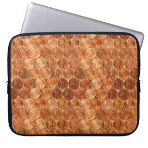 Koper Abraham Lincoln penny, 1 cent koper 15 inch Laptop Sleeve