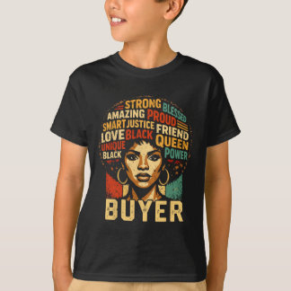 Koper Black History Month Krachtige Black Pride Ku T-shirt
