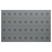 Koper Blauwe Circles Indische afdrukstructuur Stof (Fat Quarter)