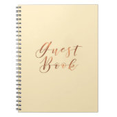 Koper-blik het manuscriptontwerp van het Boek van  Notitieboek (Voorkant)