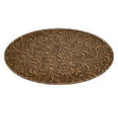 Koper Bloemen: In reliëf gemaakte paneelkunst. Snijplank (Hoek)